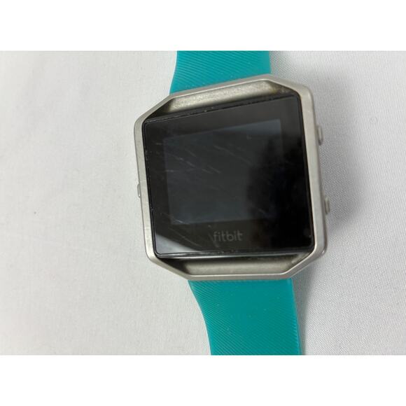 Fitbit Blaze Activity Tracker Smart Fitness Watch Sm Teal Slicone Band Tested - Picture 4 of 7